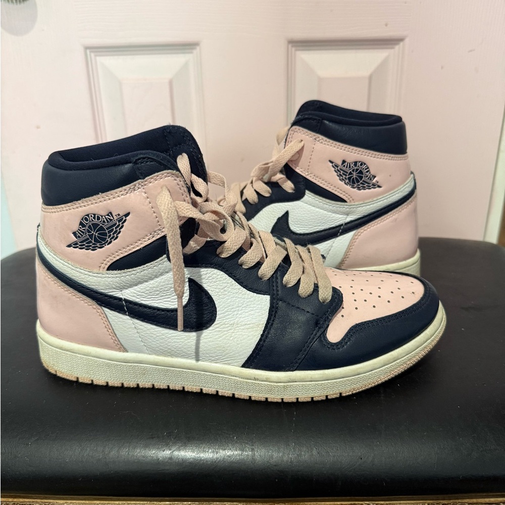 Nike Women's High-Top Sneakers - Pink and Black “Bubble Gum”